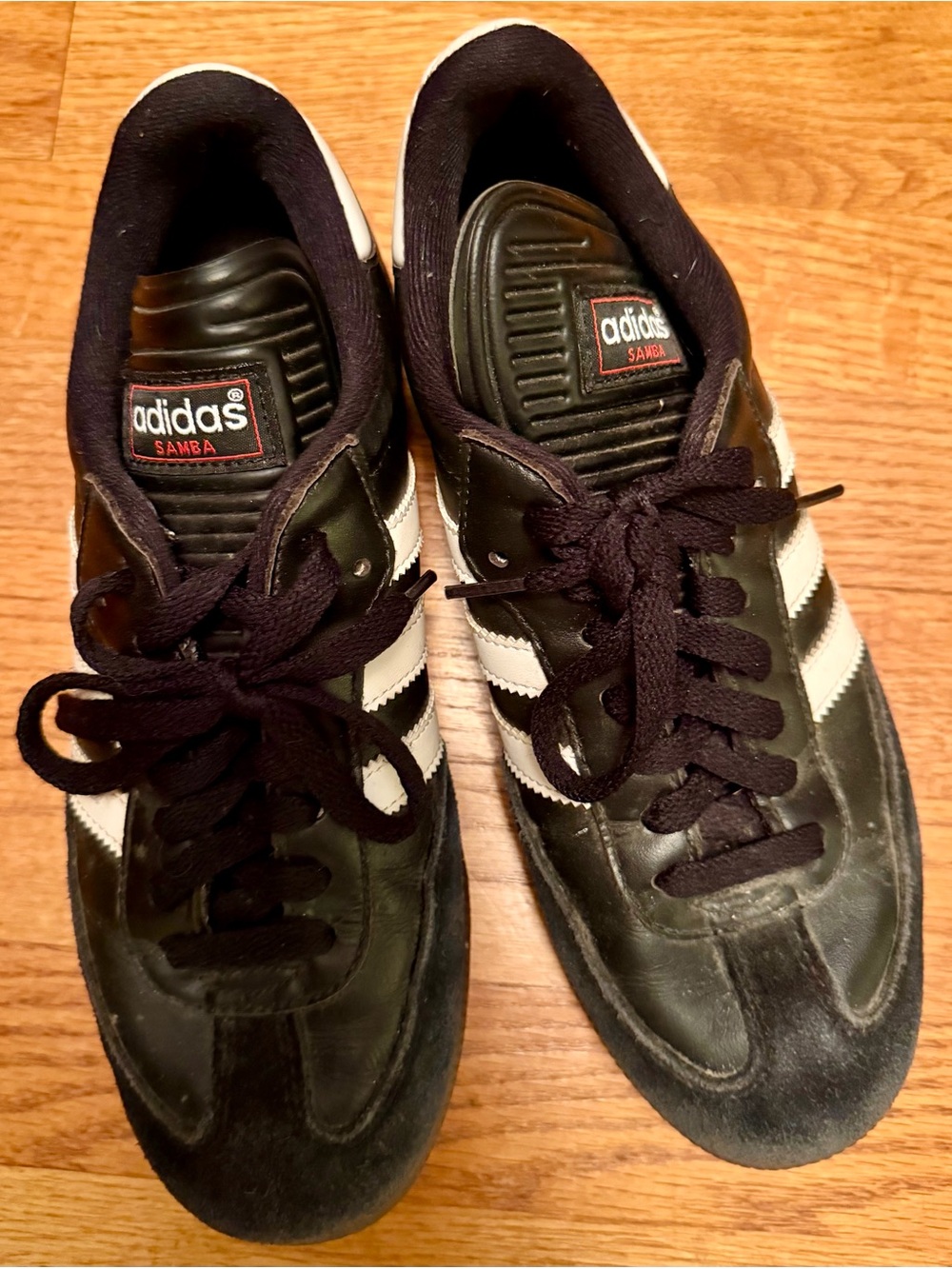 Adidas Samba Black/White Low Top LaceUp Men’s Athletic Sneakers - Size 7-1/2